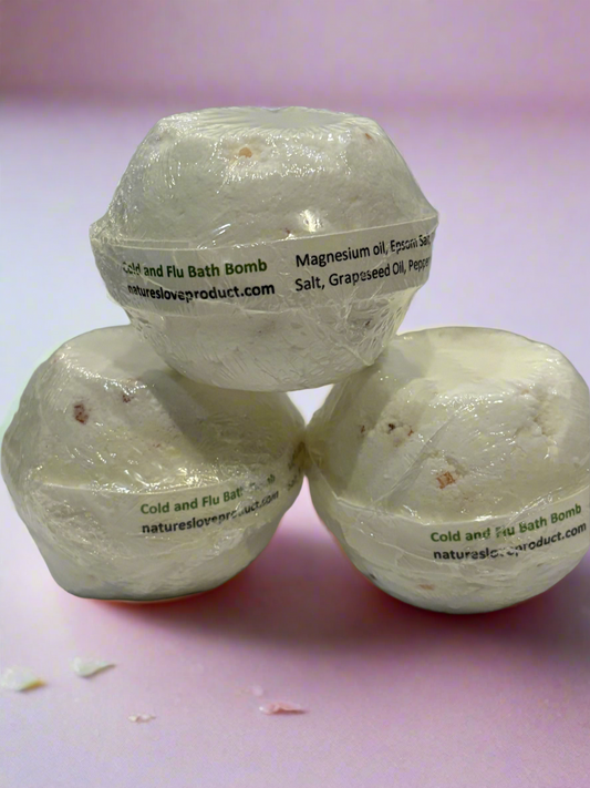 Cold and Flu Season - Bath Bomb (Soothing Relief)