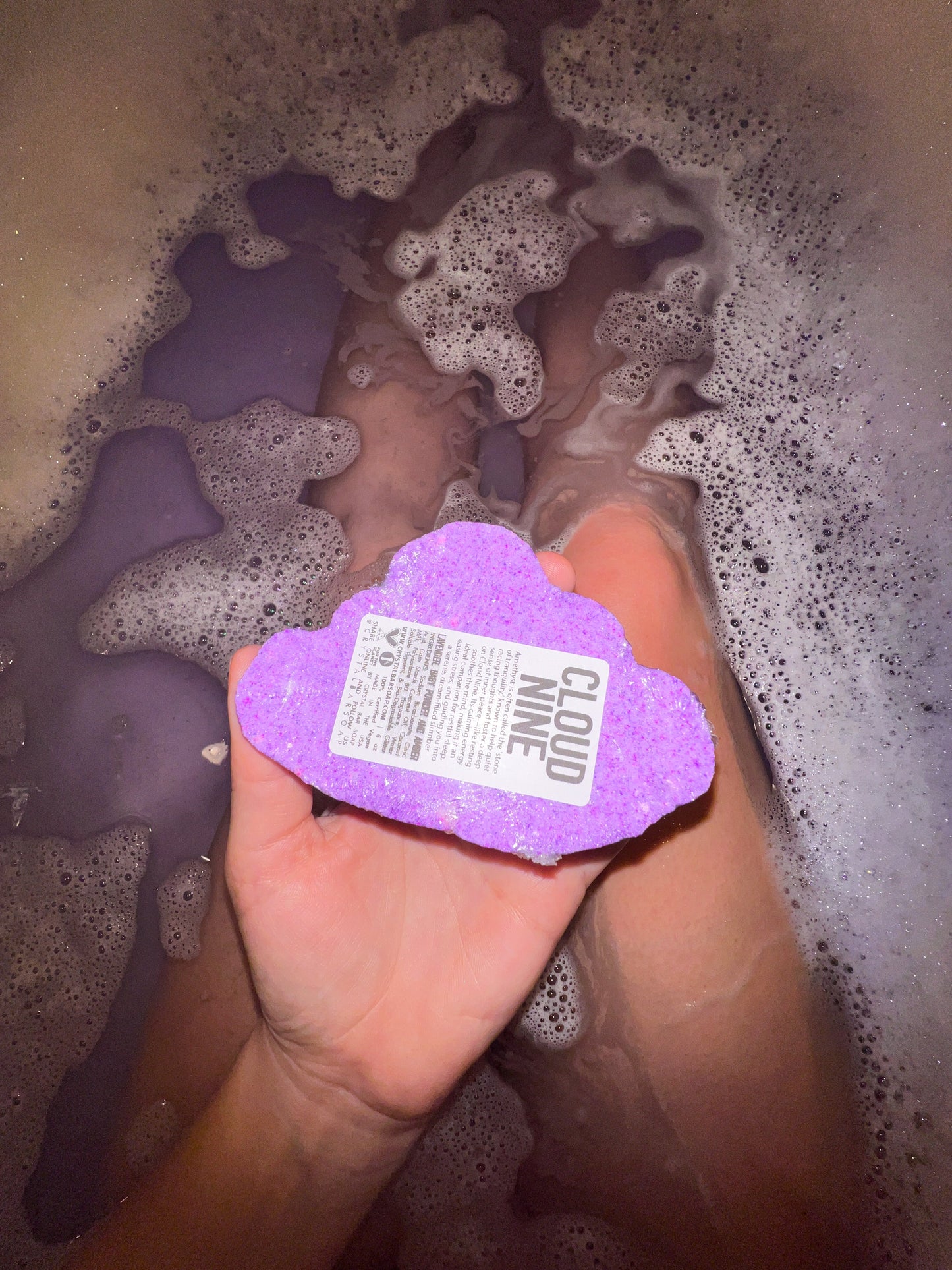 Cloud Nine - Crystal-Infused BathBomb