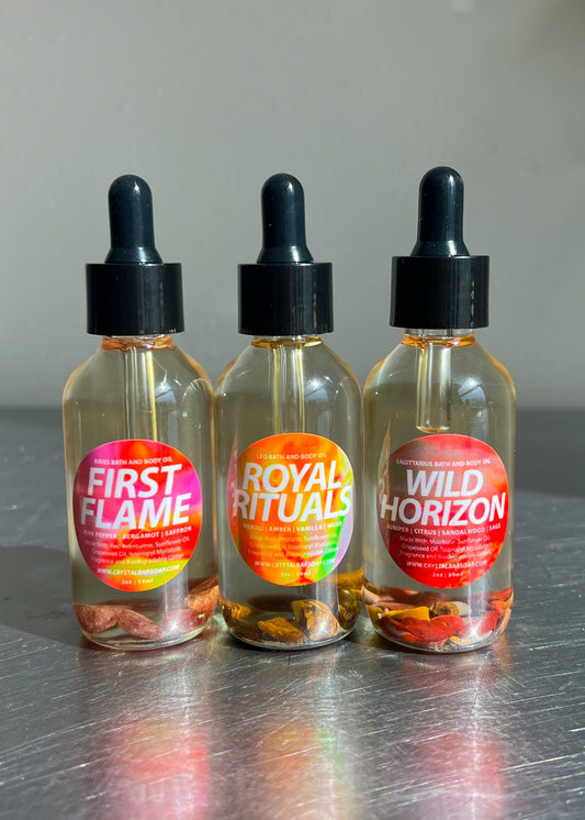 WILD HORIZON (Sagittarius) - Crystal-Infused Bath Oil