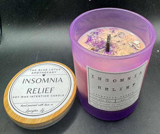 Insomnia Relief Intention Candle
