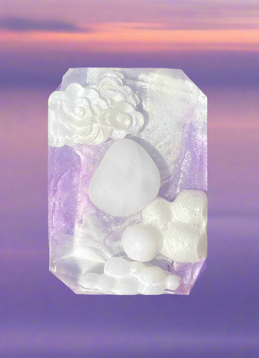 Lavender Drift - Soap Bar (Hidden Crystal Inside!)