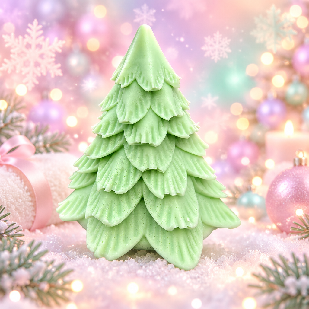 Green Holiday Tree - 3D Luxe Soap