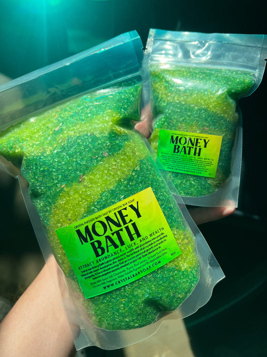 MONEY BATH - Crystal-Infused Bath Salts