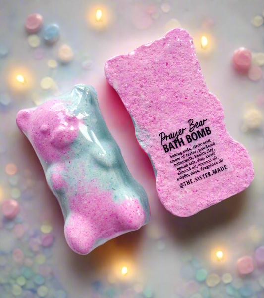 Prayer Bear - Bath Bomb (Hidden Prayer Inside!)