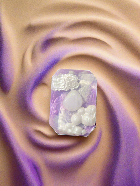 Lavender Drift - Soap Bar (Hidden Crystal Inside!)