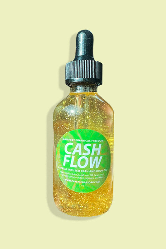 Cash Flow - Crystal-Infused Bath Oili