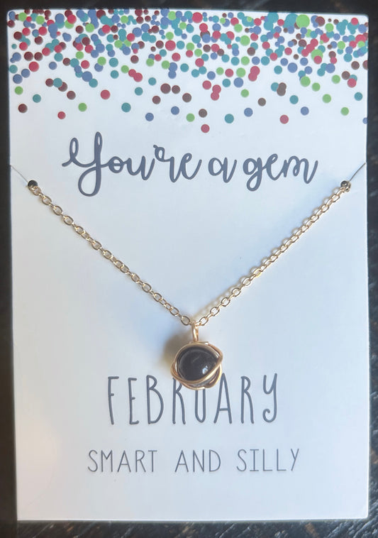 💎Gem Birthstone Necklaces