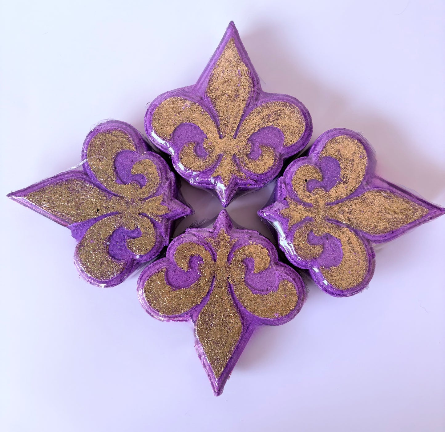 Fleur de Fizz Mardi Gras - Bath Bomb