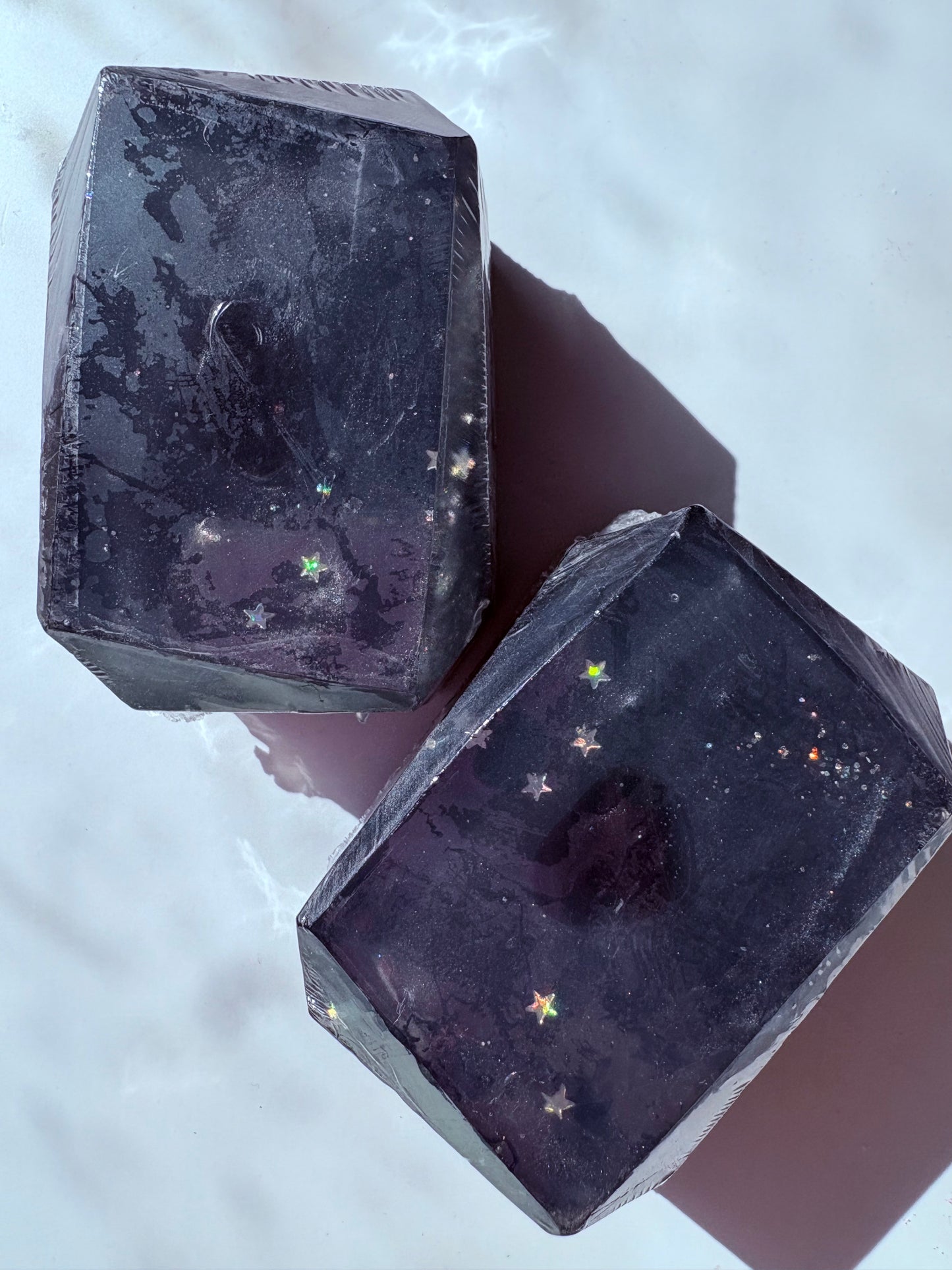 Cosmic Coal – Crystal-Infused Soap Bar