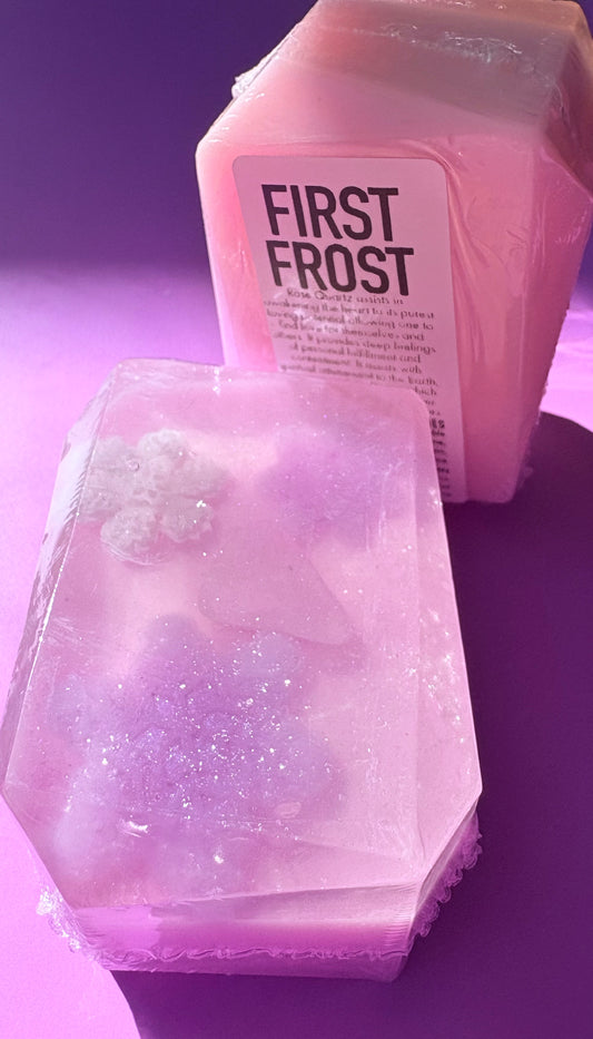 First Frost – Crystal-Infused Soap Bar