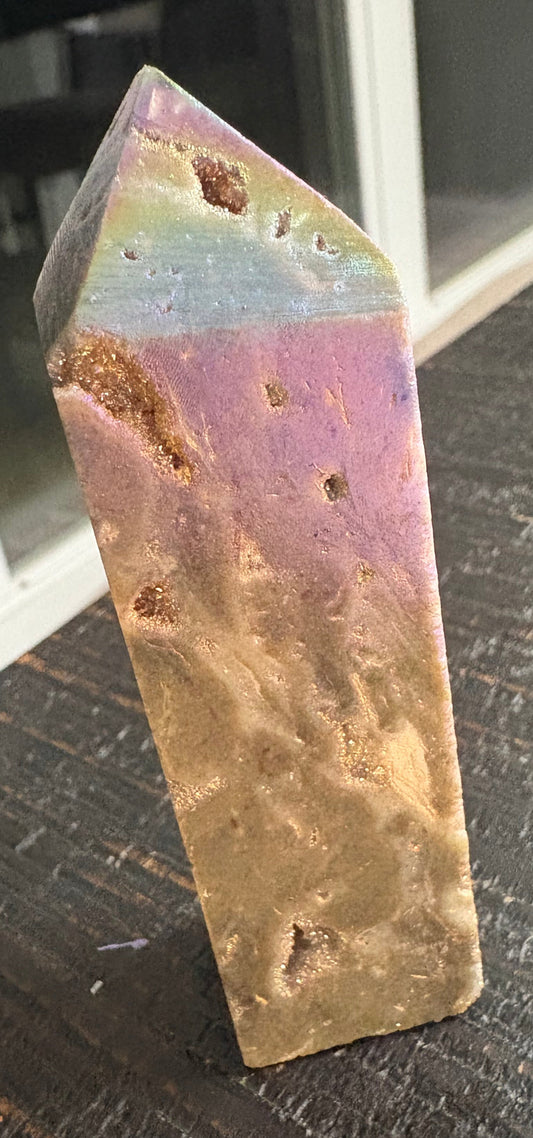 Aura Quartz Obelisk