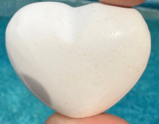 Snow Howlite Heart
