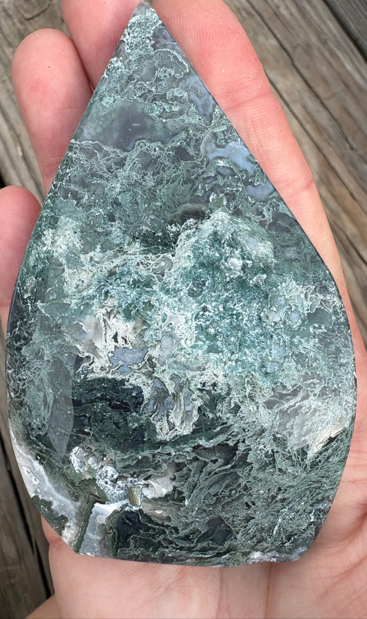 Moss Agate Flame