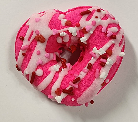Valentine Heart Donut - Bath Bomb