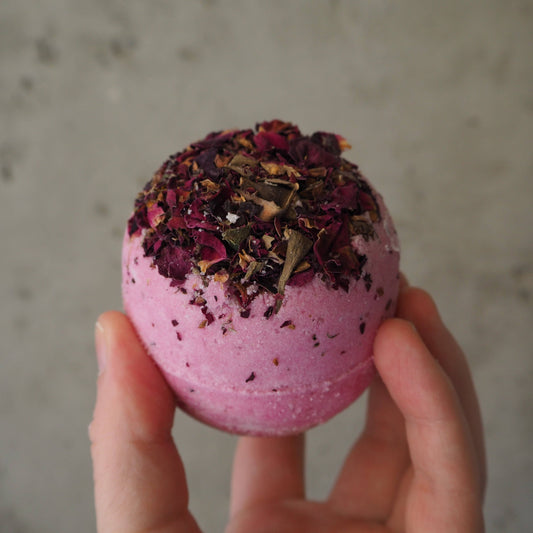 Feeling Rosey - Bath Bomb (Hidden Crystal Inside!)