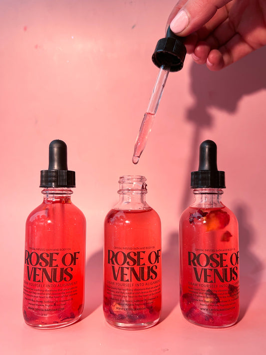 Rose of Venus - Crystal-Infused Bath Oil