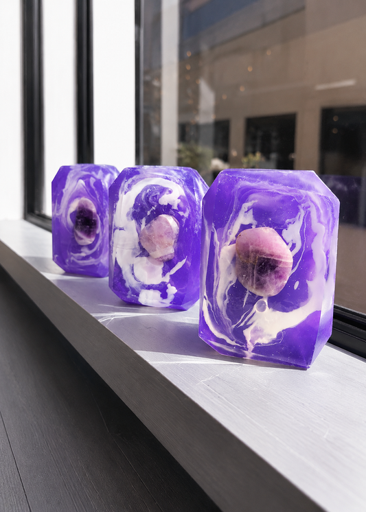 PEACE BRIDGE - Crystal-Infused Soap Bart