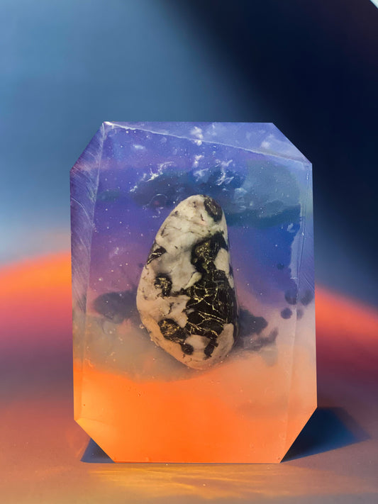 POWER OF NOW (Sagittarius) - Crystal-Infused Soap Bar