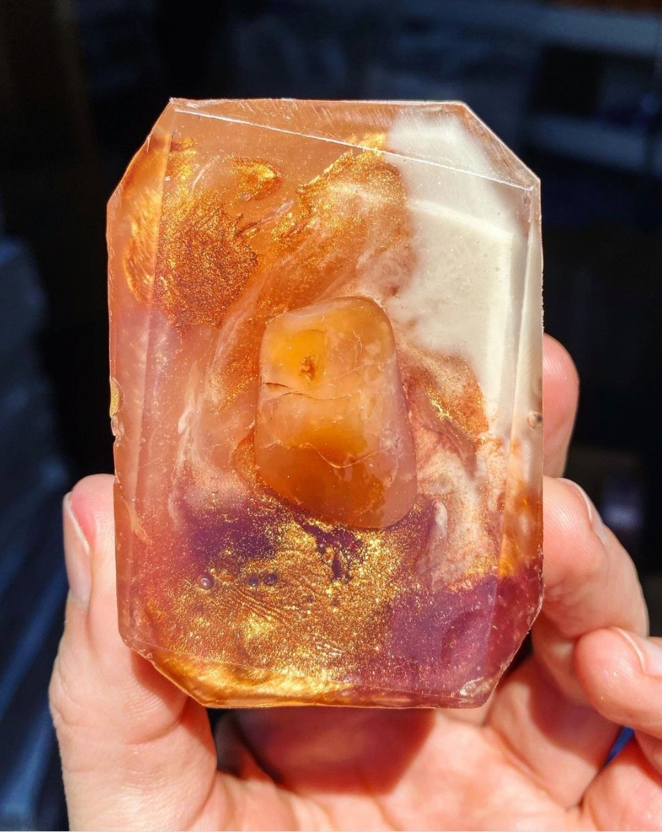 Radiate Warmth - Crystal-Infused Soap Bar (SACRAL CHAKRA)