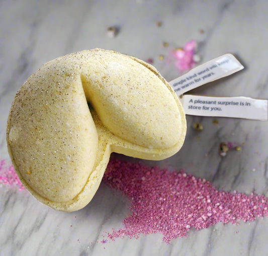Fortune Cookie - Bath Bomb (Hidden Message Inside!)