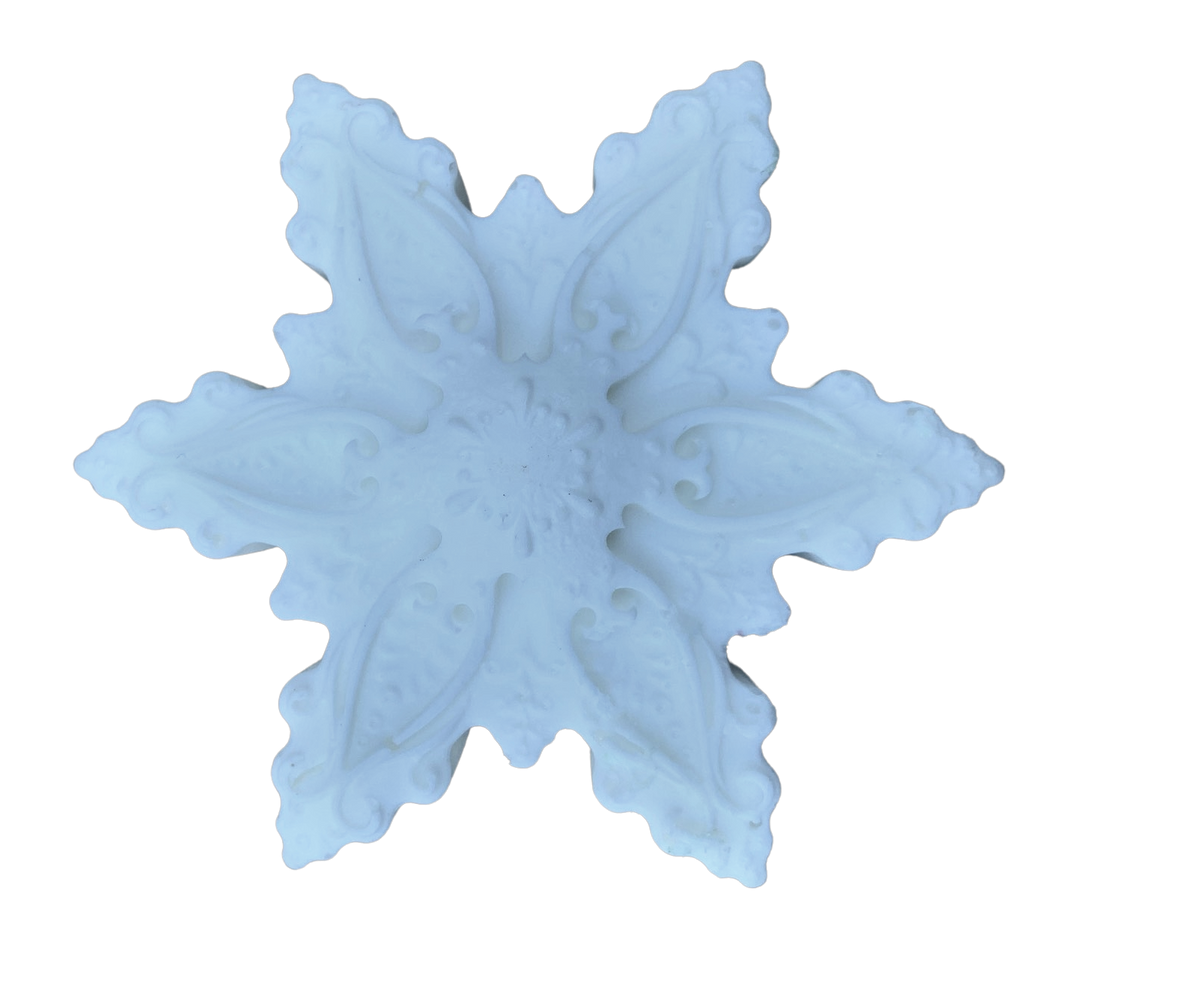 Blue Snowflake - 3D Luxe Soap