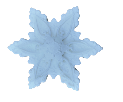 Blue Snowflake - 3D Luxe Soap