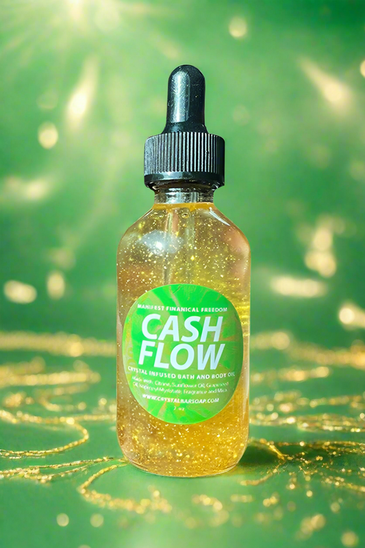 Cash Flow - (Crystal-Infused) Bath & Body Oil