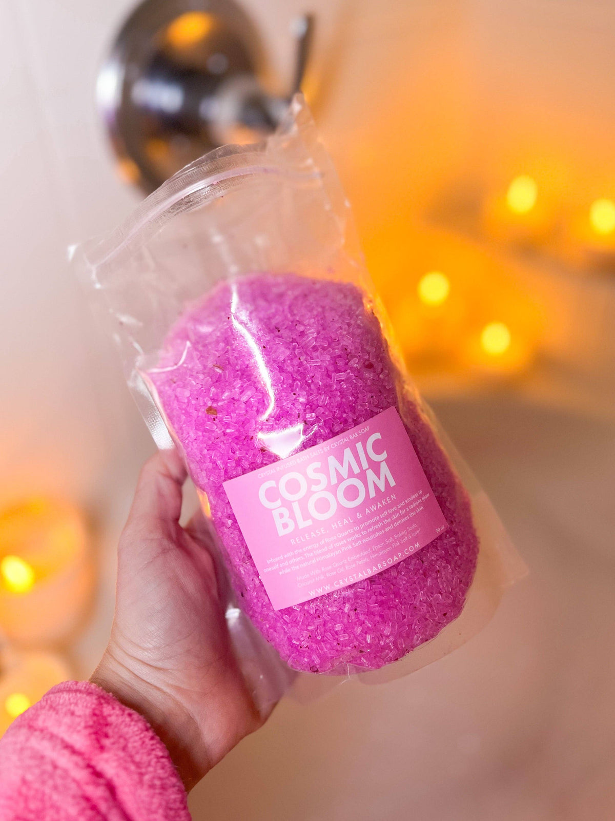 COSMIC BLOOM - (Crystal-Infused) Bath Salts
