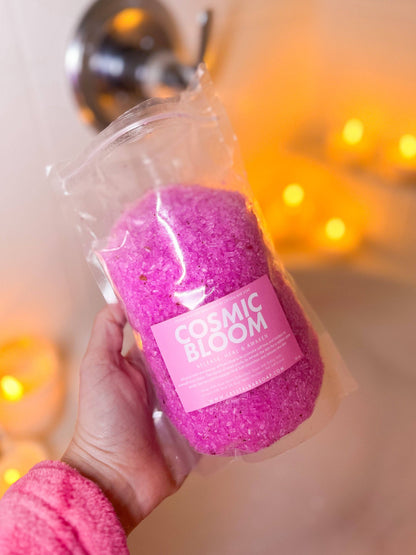 COSMIC BLOOM - (Crystal-Infused) Bath Salts
