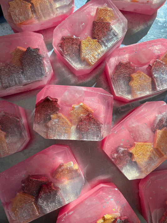 Gingerbread Lane - Crystal-Infused Soap Bar