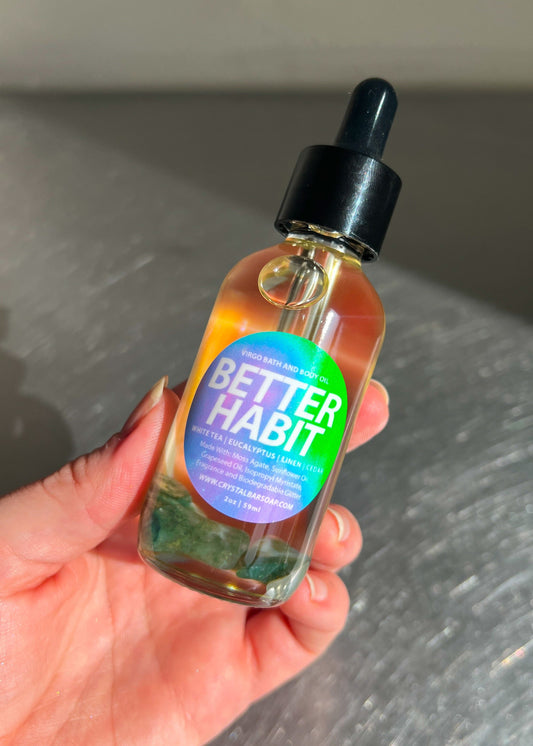 BETTER HABIT (Virgo) - Crystal-Infused Bath Oil
