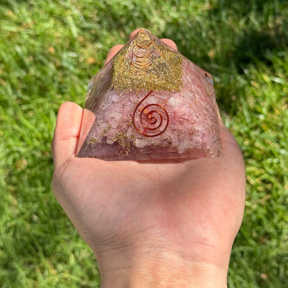 Orgone Pyramid - Rose Quartz