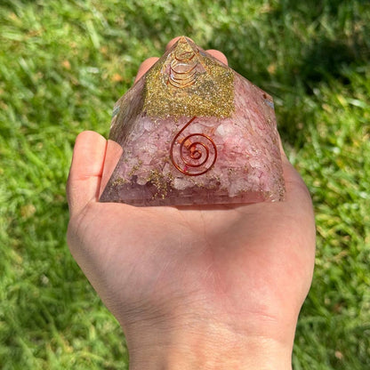 Orgone Pyramid - Rose Quartz
