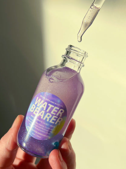WATER BEARER (Aquarius) - Crystal-Infused Bath Oil