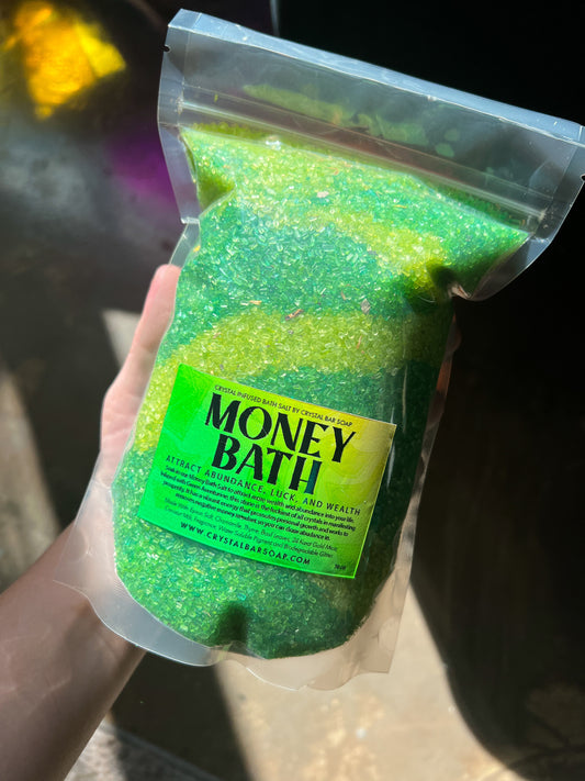 MONEY BATH - Crystal-Infused Bath Salts