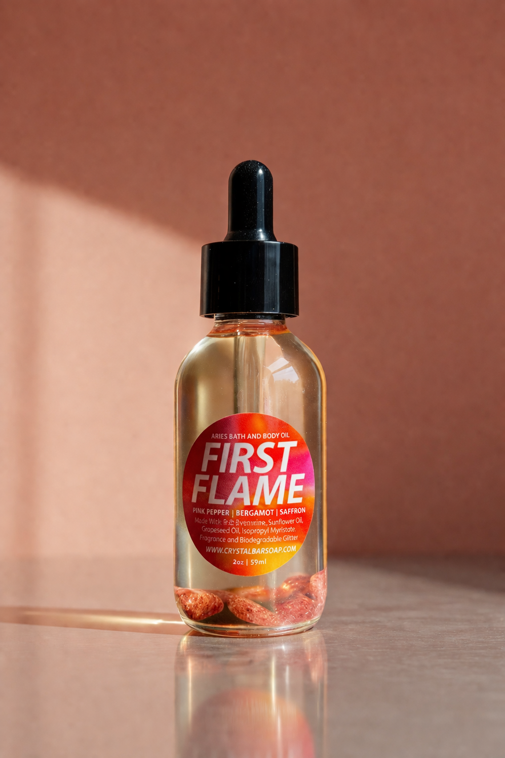 FIRST FLAME - (Crystal-Infused) Body Oil