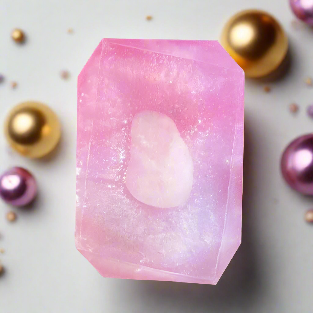Wild Roses - Soap Bar (Hidden Crystal Inside!)
