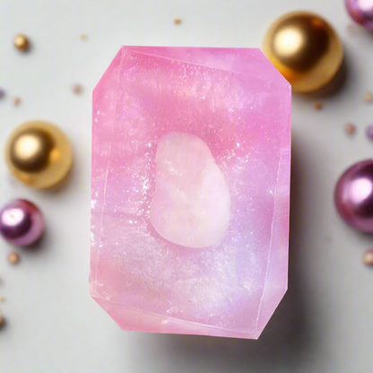 Wild Roses - Soap Bar (Hidden Crystal Inside!)