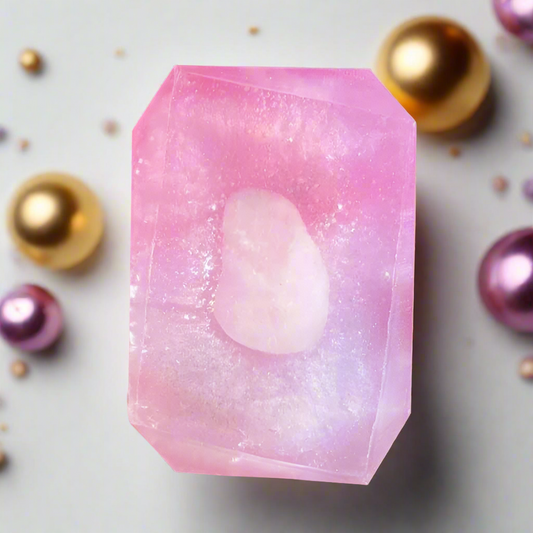 Wild Roses - Soap Bar (Hidden Crystal Inside!)