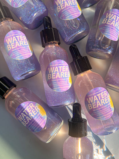 WATER BEARER (Aquarius) - Crystal-Infused Bath Oil