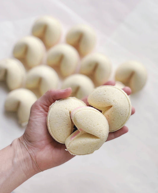 Fortune Cookie - Bath Bomb (Hidden Message Inside!)