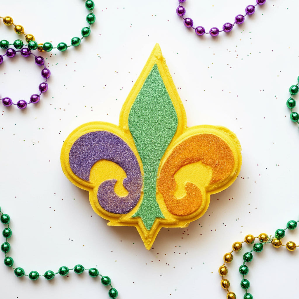Mardi Gras Fizzle -  Bath Bomb