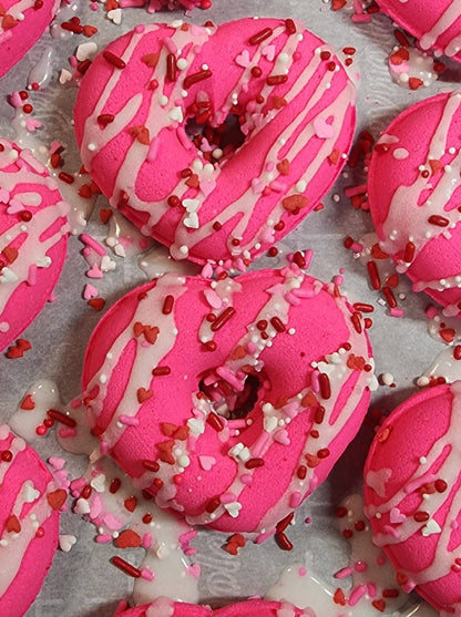 Valentine Heart Donut - Bath Bomb