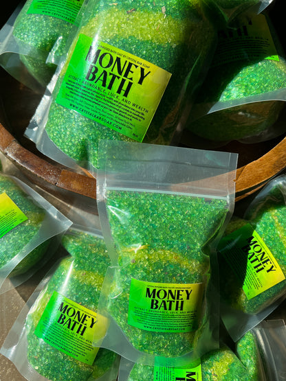 MONEY BATH - Crystal-Infused Bath Salts