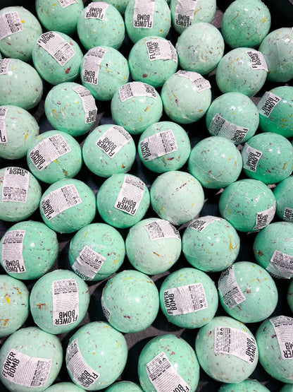 Flower Bomb - Bath Bomb (Hidden Crystal Inside!)