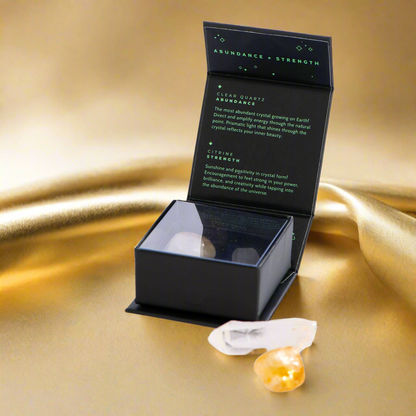 Mini Crystal Set: Abundance & Strength