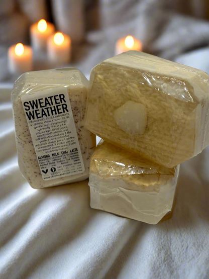 Sweater Weather - Soap Bar (Hidden Crystal Inside!)