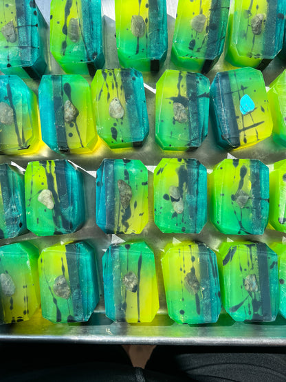 Evening Aurora - Crystal-Infused Soap Bar