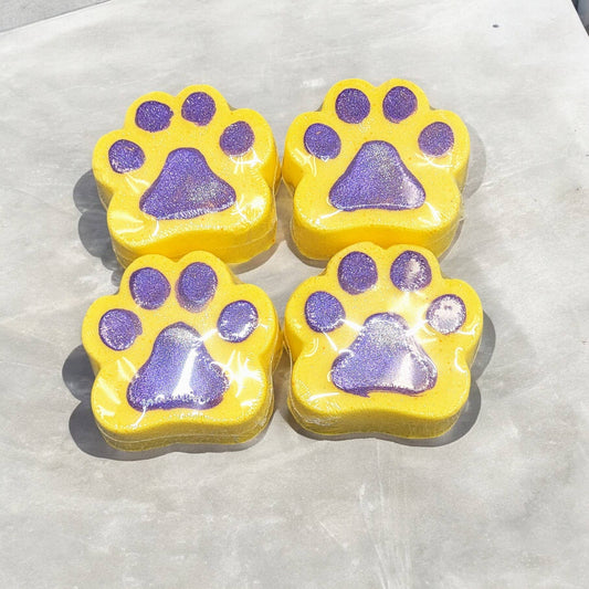 LSU Paw - Bath Bomb