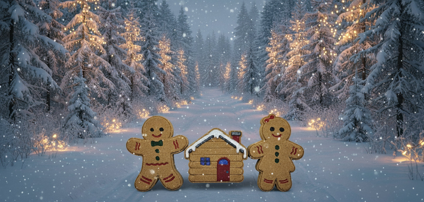 Gingerbread All the Way – Bath Bomb